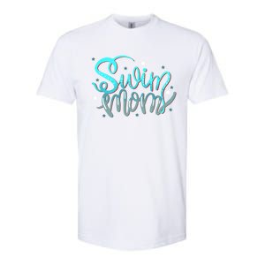 1 Swim Mom Swimmers Mothers Gift Gift Softstyle CVC T-Shirt