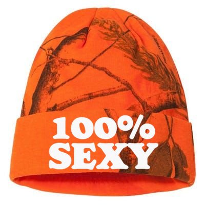 100 Sexy One Hundred Percen Sexy Funny Sarcastic Joke Kati Licensed 12" Camo Beanie