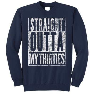 1984 Straight Outta My Thirties 40th Birthday Gift 40 Years Tall Sweatshirt