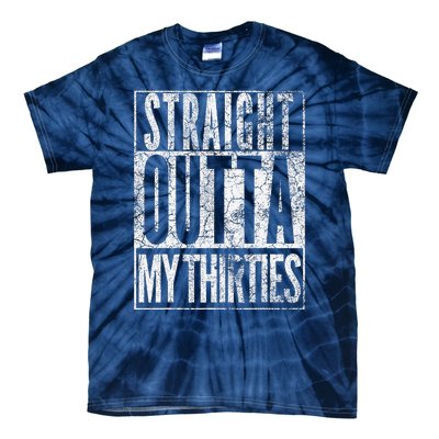 1984 Straight Outta My Thirties 40th Birthday Gift 40 Years Tie-Dye T-Shirt