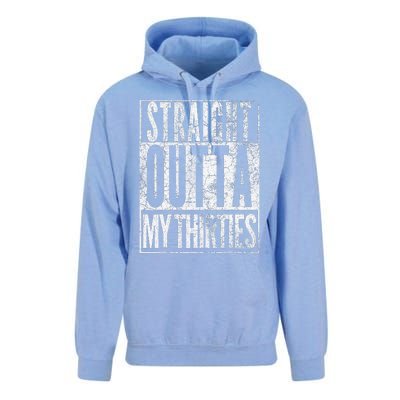 1984 Straight Outta My Thirties 40th Birthday Gift 40 Years Unisex Surf Hoodie