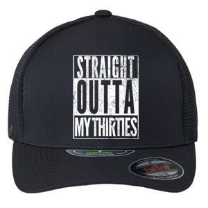 1983 Straight Outta My Thirties 40th BIRTHDAY Gift 40 Years Flexfit Unipanel Trucker Cap