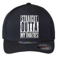 1983 Straight Outta My Thirties 40th BIRTHDAY Gift 40 Years Flexfit Unipanel Trucker Cap