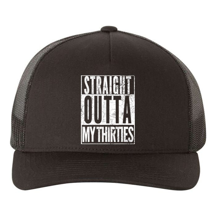 1983 Straight Outta My Thirties 40th BIRTHDAY Gift 40 Years Yupoong Adult 5-Panel Trucker Hat