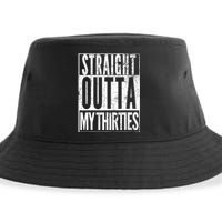 1983 Straight Outta My Thirties 40th BIRTHDAY Gift 40 Years Sustainable Bucket Hat