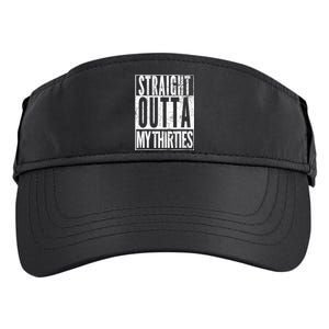 1983 Straight Outta My Thirties 40th BIRTHDAY Gift 40 Years Adult Drive Performance Visor