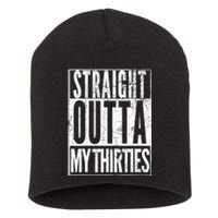 1983 Straight Outta My Thirties 40th BIRTHDAY Gift 40 Years Short Acrylic Beanie