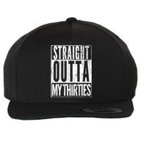 1983 Straight Outta My Thirties 40th BIRTHDAY Gift 40 Years Wool Snapback Cap