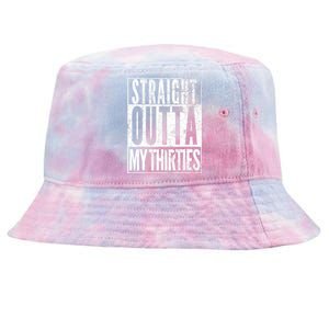 1983 Straight Outta My Thirties 40th BIRTHDAY Gift 40 Years Tie-Dyed Bucket Hat