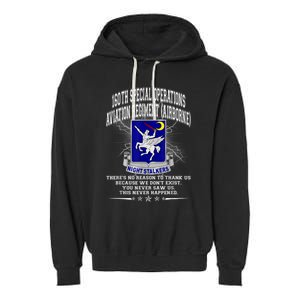 160th Special Operations Aviation Regiment Garment-Dyed Fleece Hoodie