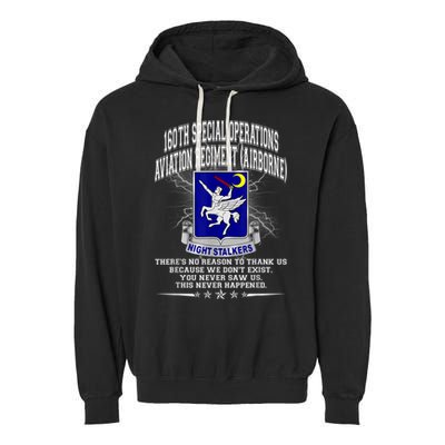 160th Special Operations Aviation Regiment Garment-Dyed Fleece Hoodie