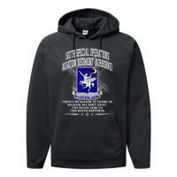 160th Special Operations Aviation Regiment Performance Fleece Hoodie