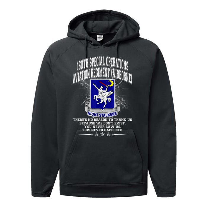 160th Special Operations Aviation Regiment Performance Fleece Hoodie