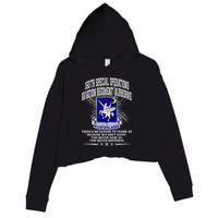 160th Special Operations Aviation Regiment Crop Fleece Hoodie