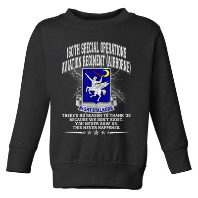160th Special Operations Aviation Regiment Toddler Sweatshirt