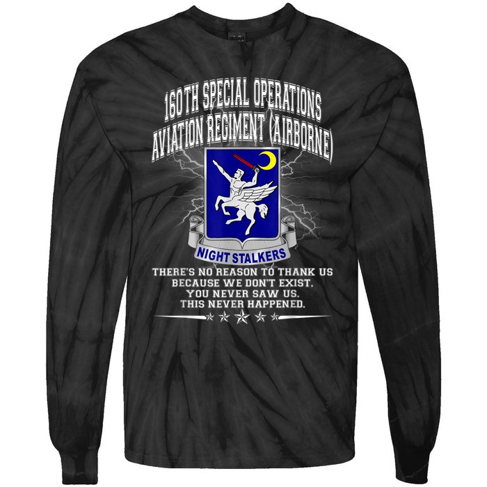 160th Special Operations Aviation Regiment Tie-Dye Long Sleeve Shirt