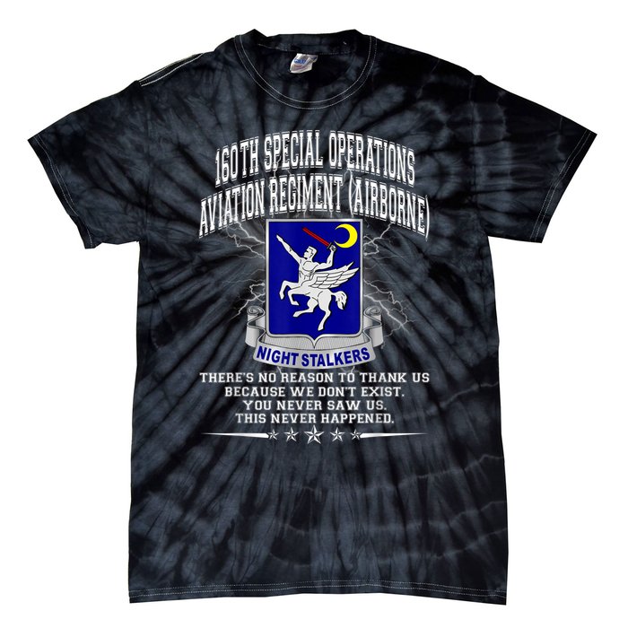 160th Special Operations Aviation Regiment Tie-Dye T-Shirt