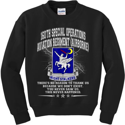 160th Special Operations Aviation Regiment Kids Sweatshirt