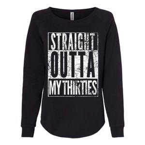 1983 Straight Outta My Thirties 40th BIRTHDAY Gift 40 Years Womens California Wash Sweatshirt