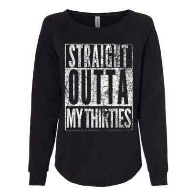 1984 Straight Outta My Thirties 40th Birthday Gift 40 Years Womens California Wash Sweatshirt