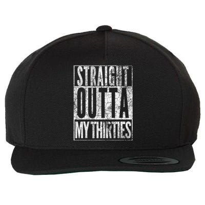 1984 Straight Outta My Thirties 40th Birthday Gift 40 Years Wool Snapback Cap