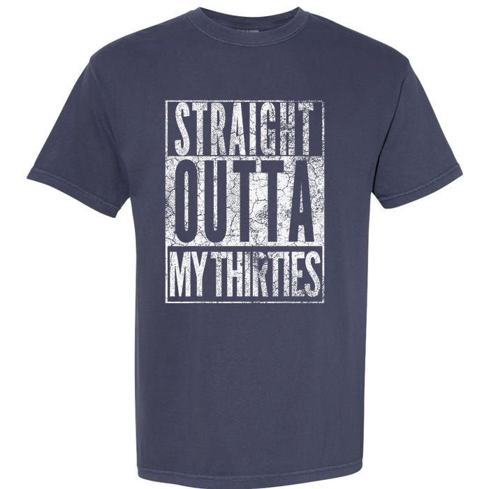 1984 Straight Outta My Thirties 40th Birthday Gift 40 Years Garment-Dyed Heavyweight T-Shirt