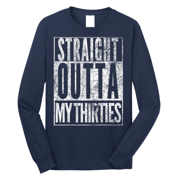 1984 Straight Outta My Thirties 40th Birthday Gift 40 Years Long Sleeve Shirt