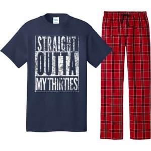 1984 Straight Outta My Thirties 40th Birthday Gift 40 Years Pajama Set