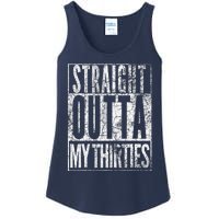 1984 Straight Outta My Thirties 40th Birthday Gift 40 Years Ladies Essential Tank