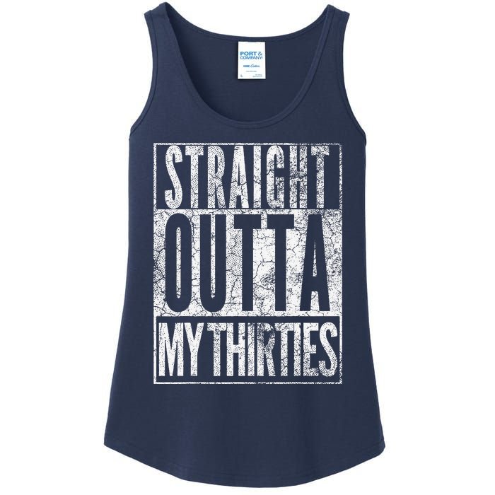 1984 Straight Outta My Thirties 40th Birthday Gift 40 Years Ladies Essential Tank