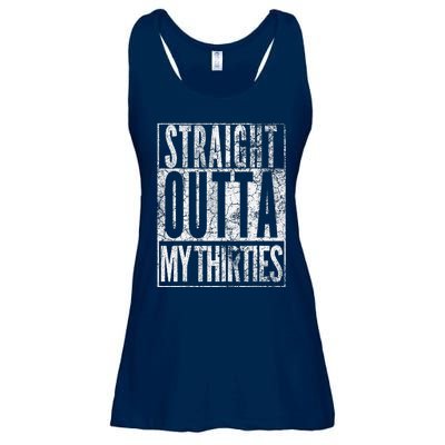 1984 Straight Outta My Thirties 40th Birthday Gift 40 Years Ladies Essential Flowy Tank