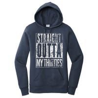 1984 Straight Outta My Thirties 40th Birthday Gift 40 Years Women's Pullover Hoodie