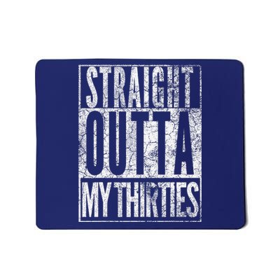 1984 Straight Outta My Thirties 40th Birthday Gift 40 Years Mousepad