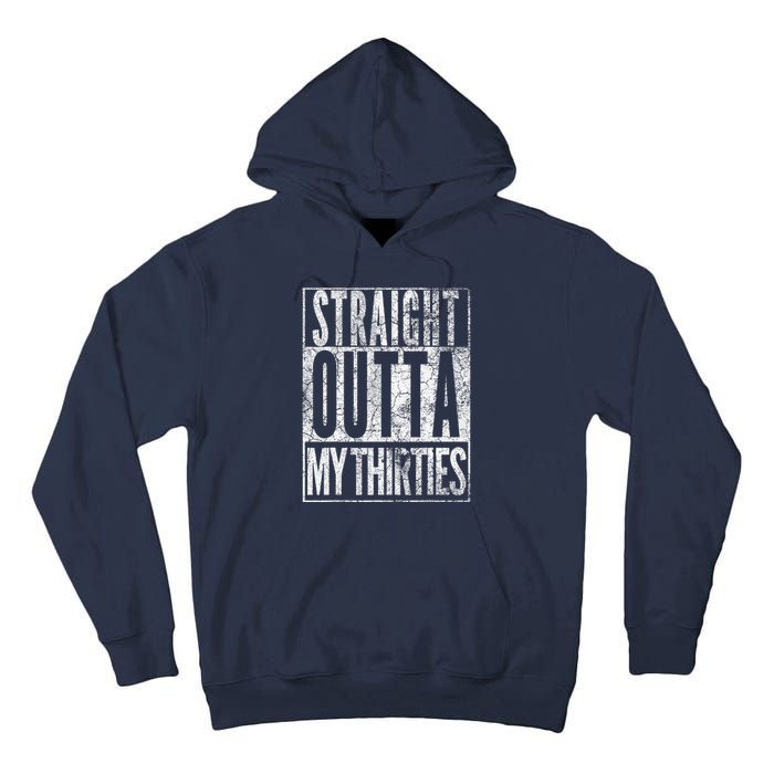 1984 Straight Outta My Thirties 40th Birthday Gift 40 Years Tall Hoodie