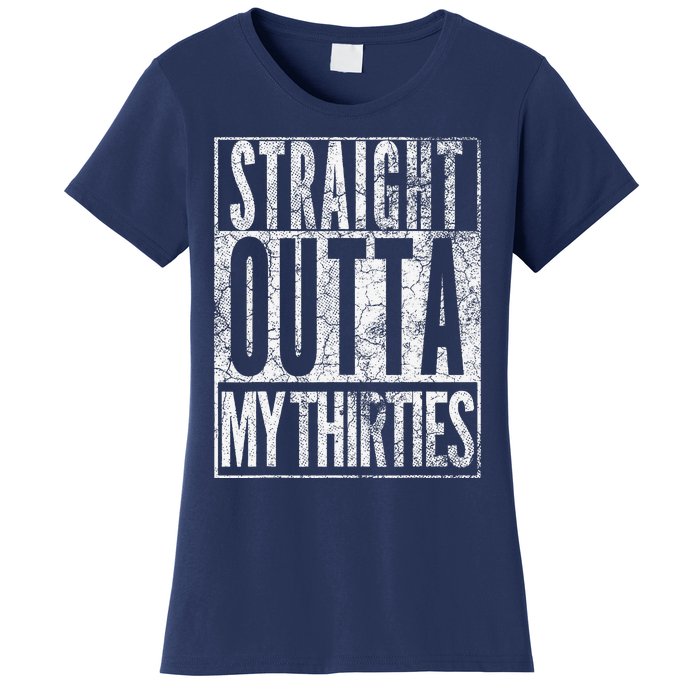 1984 Straight Outta My Thirties 40th Birthday Gift 40 Years Women's T-Shirt