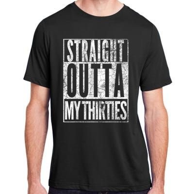 1983 Straight Outta My Thirties 40th BIRTHDAY Gift 40 Years Adult ChromaSoft Performance T-Shirt