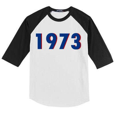 1973 Support Roe V Wade Pro Choice Pro Roe Women's Rights Kids Colorblock Raglan Jersey