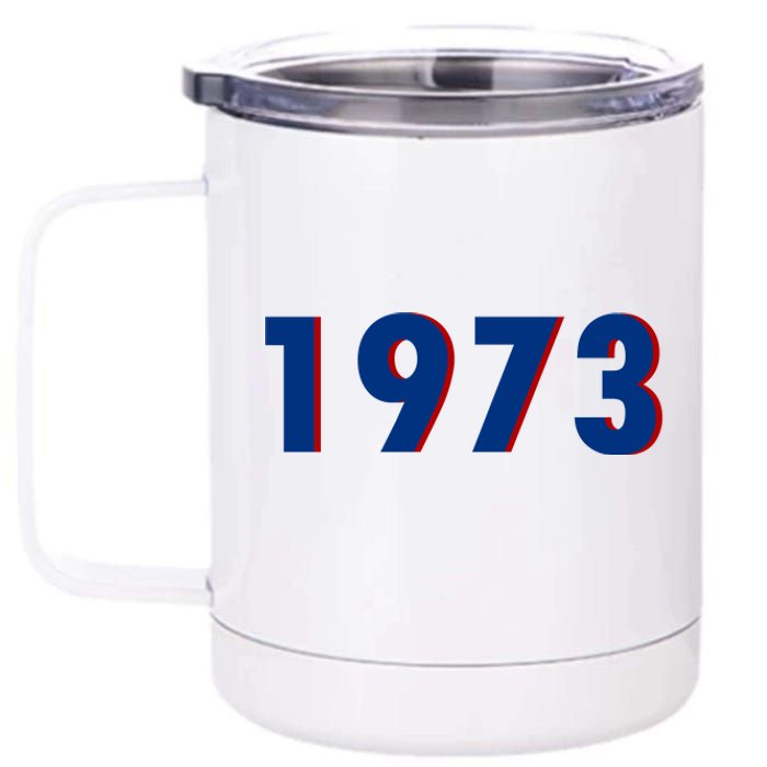 1973 Support Roe V Wade Pro Choice Pro Roe Women's Rights 12 oz Stainless Steel Tumbler Cup