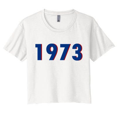 1973 Support Roe V Wade Pro Choice Pro Roe Women's Rights Crop Top