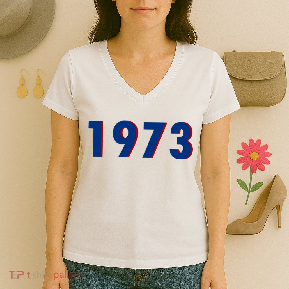 1973 Support Roe V Wade Pro Choice Pro Roe Women's Rights Women's V-Neck T-Shirt