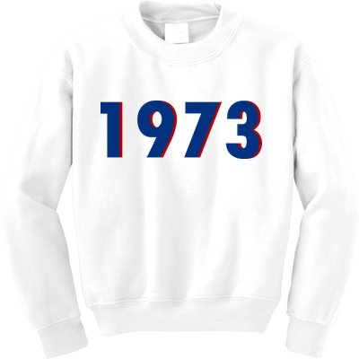 1973 Support Roe V Wade Pro Choice Pro Roe Women's Rights Kids Sweatshirt