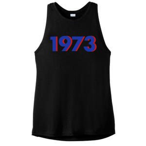 1973 Shirt 1973 Support Roe V Wade, Pro Choice, Protect Roe V Wade, Abortion Rights Are Human Rights Ladies PosiCharge Tri-Blend Wicking Tank