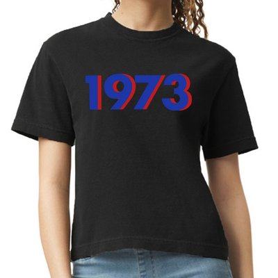 1973 Shirt 1973 Support Roe V Wade, Pro Choice, Protect Roe V Wade, Abortion Rights Are Human Rights Comfort Colors Boxy T-Shirt