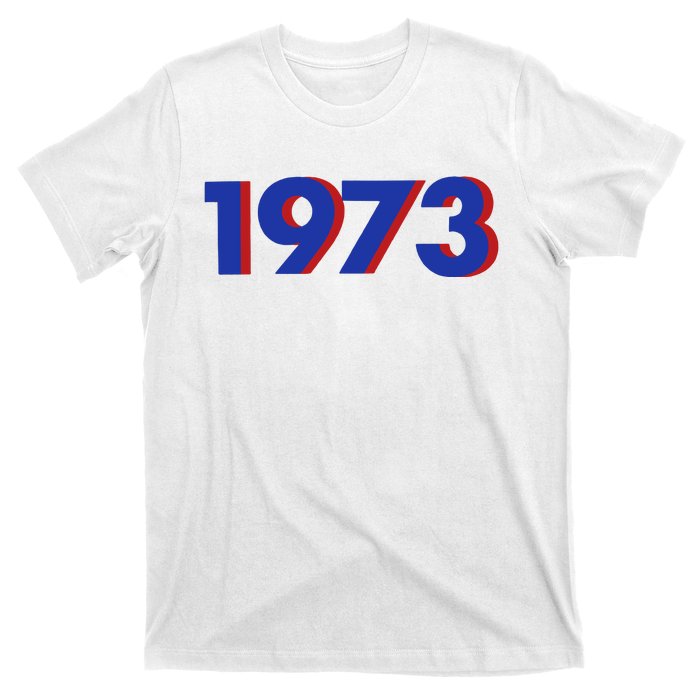 1973 Shirt 1973 Support Roe V Wade, Pro Choice, Protect Roe V Wade, Abortion Rights Are Human Rights T-Shirt