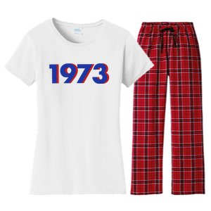 1973 Shirt 1973 Support Roe V Wade, Pro Choice, Protect Roe V Wade, Abortion Rights Are Human Rights Women's Flannel Pajama Set