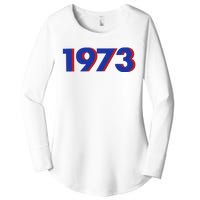 1973 Shirt 1973 Support Roe V Wade, Pro Choice, Protect Roe V Wade, Abortion Rights Are Human Rights Women's Perfect Tri Tunic Long Sleeve Shirt