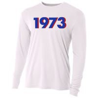 1973 Shirt 1973 Support Roe V Wade, Pro Choice, Protect Roe V Wade, Abortion Rights Are Human Rights Cooling Performance Long Sleeve Crew