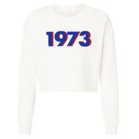 1973 Shirt 1973 Support Roe V Wade, Pro Choice, Protect Roe V Wade, Abortion Rights Are Human Rights Cropped Pullover Crew