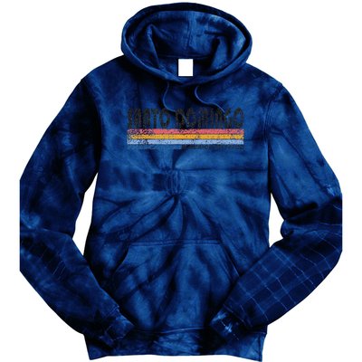 191980s Style Santo Domingo Dominican Republic Tie Dye Hoodie