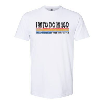 191980s Style Santo Domingo Dominican Republic Softstyle CVC T-Shirt